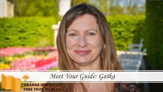 Orange Umbrella Tours. Discover Warsaw with your guide, Gośka