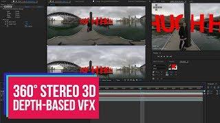 360 Stereoscopic 3D Video Depth-based VFX tutorial with Kandao Obsidian VR Camera and After Effects