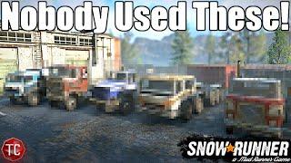 SnowRunner: Nobody Used THESE 5 TRUCKS! (But Maybe YOU Should?)