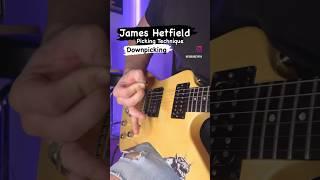 James Hetfield Picking technique | Downpicking God | Metallica Master of Puppets | #jameshetfield