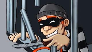 ROBBER BOB - THE BEGINNING, THE ESCAPE FROM PRISON! Fun Simulation game thief Robbery Bob