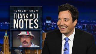 Thank You Notes: Travis Kelce at the US Open, Cider Donuts | The Tonight Show Starring Jimmy Fallon