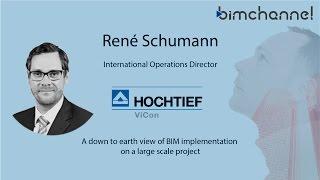 BIM - René Schumann - HOCHTIEF - BIMFORUM - BIMEXPO 2016