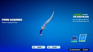 How to Unlock The FREE Nightblade Pickaxe in Fortnite