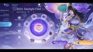 Mobile Legends 2021 Starlight Fest 40 Draws Can i Get kagura Water Lily