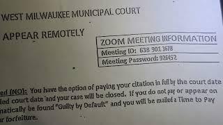 Facing Loitering & Obstruction Charges in West Milwaukee? Fight It Remotely (Zoom Court)
