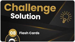 Coding Challenge SOLUTION #8 - Flash Cards