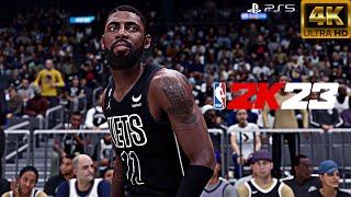 NBA 2K23 Gameplay PS5 - KD & Kyrie 37 Pts! Steph & Klay 44 Pts! | Nets vs Warriors