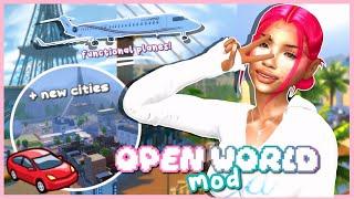 this mod makes the sims 4 OPEN WORLD  | aviodora mod review | the sims 4