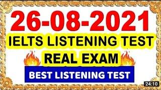 ielts listening practice test with answers |26 august |26.08.2021