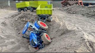 TRACTORS AND RC TRUCKS WORK HARD AT THE LIMIT!!