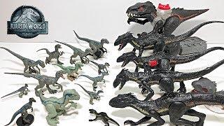 MY MEGA BLUE VS INDORAPTOR Toys Collection - Jurassic World Fallen Kingdom Dinosaur