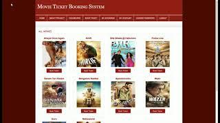 Movie Ticket Booking System | PHP and MySQL Project Source Code | PHP MySQL CRUD Project