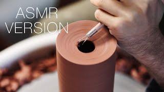 Making Tall Pottery Vases from Beginning to End — ASMR Version