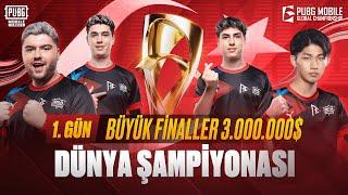 [TR] 2024 PMGC Büyük Finaller | 1. Gün | PUBG MOBILE Global Championship