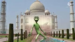 Alien dance | Funny Alien | Dame Tu Cosita | Funny Alien dance | Green Alien Dance | Dance Song