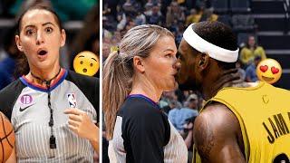 Rare NBA Moments With Female Referees! 