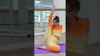 Flexible legs stretch Gymnastics flex. Splits and oversplits Yoga #trending #shorts #viral #video