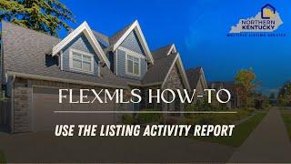 How to use the Listing Activity Report