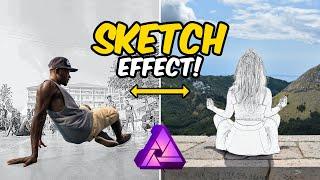 Pencil Sketch Drawing Effect – Affinity Photo Tutorial (EASY)