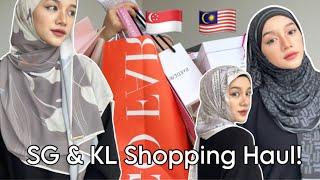 SG & KL SHOPPING HAUL ️ | Kalap Belanja di Malaysia !