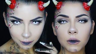 Devil Halloween Makeup tutorial | Tina Kosnik