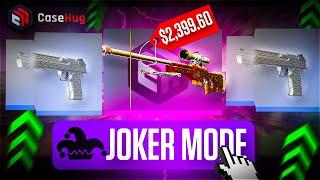 I TRIED JOKER MODE ON CASEHUG CASE BATTLES?! (Casehug Promo Code 2024)