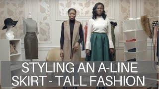 Styling an A-Line Skirt and Jumper | Tall Fashion | Modest Fashion