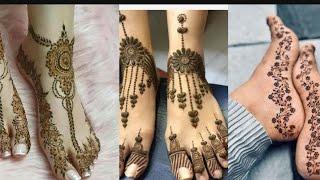 Foot mehendi designs ll pair ka mehendi designs #ytvideos#trendig#footdedigen