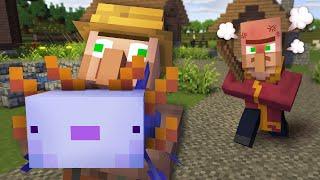 Axolotl & Villager 01 - Fisher man Villager | Minecraft Animation