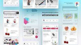 Mobile design system for e-commerce