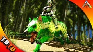 ARK GIANT RIDEABLE HYAENODON! HYAENODON BREEDING AND MUTATIONS! Ark Survival Evolved