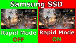 Should you enable Rapid Mode on Samsung SSD?