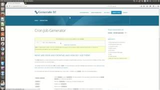 Quick way to Generate cron Jobs