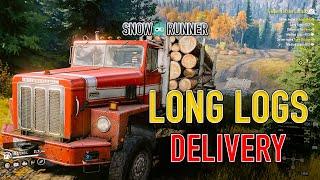 Delivery Long Logs. Snowrunner PS4