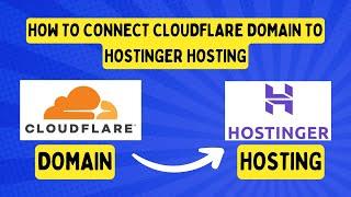 How to connect Cloudflare domain on hostinger hosting