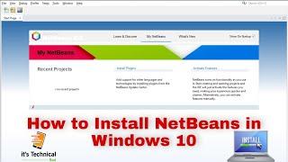 How to install NetBeans in Windows 10 in 4 Minutes  | JAVA NetBeans 12 Installation