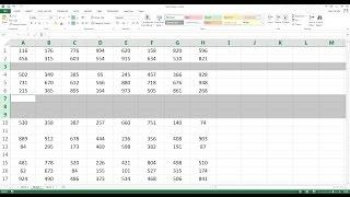 How to delete all blank rows in Excel in 3 seconds