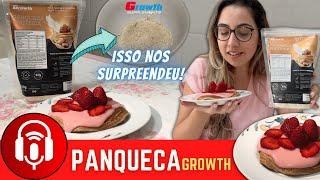 Panqueca Proteica Growth com Calda de Whey Protein