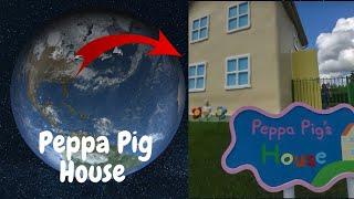 Peppa Pig  House found on Google Earth and Google Maps 