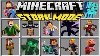 Minecraft STORY MODE MOD | WITHER STORM, JESSIE, SKY DIMENSION, & MORE!!