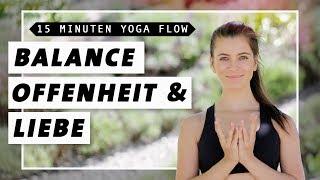Yoga Flow für Balance, Kraft & Beweglichkeit | 15 Min. Vinyasa Flow | Mittelstufe