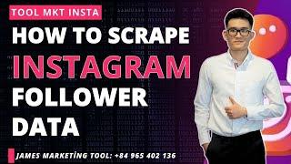 How to scrape Instagram followers data | Instagram lead scraping tool