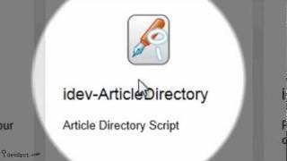 idev-ArticleDirectory 1.0, Article Directory Script