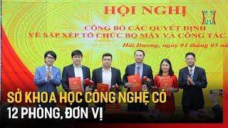 Sở Khoa học Công nghệ có 12 phòng, đơn vị | Tin tức