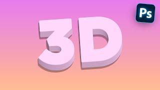 Create 3D TEXT EFFECT Like A BOSS! (Photoshop Tutorial)