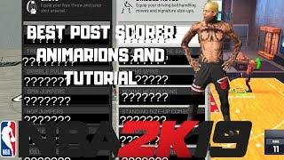 NBA 2K19 POST SCORER TUTORIAL | BEST ANIMATIONS | SCORE EVERY TIME