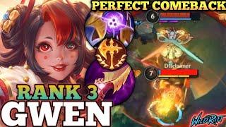 GWEN AMAZING COMEBACK MVP PLAY! MONSTER IN LATEGANE - TOP 2 GLOBAL GWEN BY K A Y Z Z - WILD RIFT