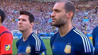 Anthem of Argentina vs Germany (FIFA World Cup 2014)