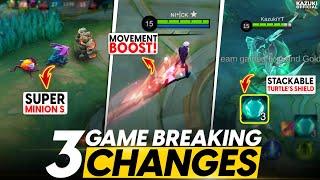 3 GAME BREAKING CHANGES | NEW SUPER MINIONS | STACKABLE TURTLE'S SHIELD | HIGHER MOVEMENT BOOST!